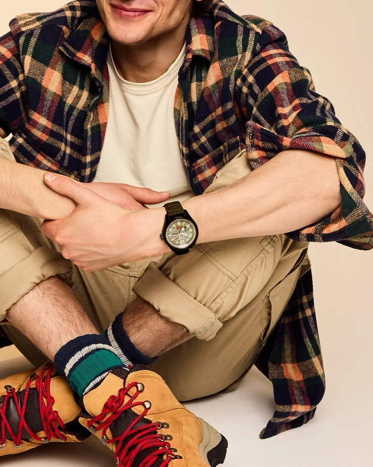 Alpine Mickey Mouse Green Dial CORDURA® Strap AW0148-47W | CITIZEN